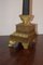 Antique French Gilded Brass 5-Arm Candelabra, 19th Century 5