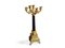 Antique French Gilded Brass 5-Arm Candelabra, 19th Century 1