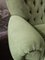 Vintage Chesterfield Style Sofas in Green Fabric, Set of 2 8