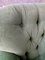 Vintage Chesterfield Style Sofas in Green Fabric, Set of 2 2