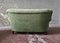 Vintage Chesterfield Style Sofas in Green Fabric, Set of 2 13