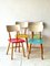 Chaises de Salle à Manger Vintage de Ton, 1950, Set de 4 12
