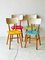 Chaises de Salle à Manger Vintage de Ton, 1950, Set de 4 1