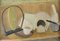 The Arrangement, 1950s, Wood & Canvas & Hessian, Framed, Image 9
