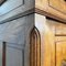 Antique Art Nouveau Wardrobe with Mirror in Oak, 1910, Image 11