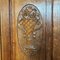 Antique Art Nouveau Wardrobe with Mirror in Oak, 1910, Image 8