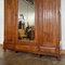 Antique Art Nouveau Wardrobe with Mirror in Oak, 1910, Image 10