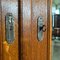 Vintage Art Deco Wardrobe with Mirror in Oak, 1930, Image 7