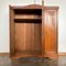 Vintage Art Deco Wardrobe with Mirror in Oak, 1930, Image 13
