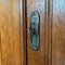 Vintage Art Deco Wardrobe with Mirror in Oak, 1930, Image 6