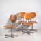 Vintage Swivel Chairs, 1950, Set of 4, Image 1