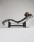 LC-4 Giraffe Chaiselongue aus Leder & Metall von Le Corbusier für Cassina, 1980er 9