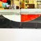 Miroir Mural Moderne Noir Rouge Gris par Carmi pour Acerbis, Italie, 1980s 4