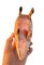 Vintage Painted Metal Pig Statue 4