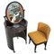Silvi Vanity Table on Wheels and Chair from Studio Kastilia, 1970s, Set of 2 1