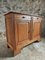 Französisches Art Deco Sideboard aus Eiche mit Schubladen und Türen, 1930er 14