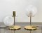 Murano Glas Tischlampen im Stil von Venini, 1970er, 2er Set 5
