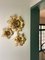 Wall Lights in Gilt Metal from Masca, Italy, 1970s, Set of 3 2