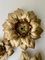 Wall Lights in Gilt Metal from Masca, Italy, 1970s, Set of 3 6