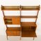 Scandinavian Ergo Modular Wall Unit with Hidden Desk in Teak by John Texmon, Norway, 1960s 11