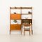 Scandinavian Ergo Modular Wall Unit with Hidden Desk in Teak by John Texmon, Norway, 1960s 2