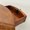 Oval Biedermeier Side Table in Walnut and Brass, 1820 12
