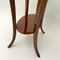 Oval Biedermeier Side Table in Walnut and Brass, 1820 19
