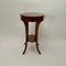 Oval Biedermeier Side Table in Walnut and Brass, 1820 8