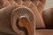 Vintage Art Deco Sessel aus Samt & Eiche, 1930er 8