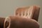 Vintage Art Deco Sessel aus Samt & Eiche, 1930er 3