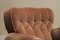 Vintage Art Deco Sessel aus Samt & Eiche, 1930er 6