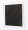 Françoise Luciani, Cuadrado negro ondulado, Collage de papel sobre tablero de espuma, Imagen 3