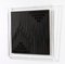 Françoise Luciani, Wavy Black Square, Paper Collage on Foam Board 3