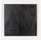 Françoise Luciani, Wavy Black Square, Paper Collage on Foam Board 2
