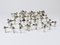 Large Sculptural Stackable Candleholders with Candles, 1960s, Set of 20, Image 12