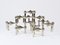 Large Sculptural Stackable Candleholders with Candles, 1960s, Set of 20, Image 15