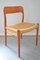 Danish Model 75 Teak Chair by Niels O. Møller for JL Moller, 1950s 2
