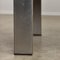 White Fur and Steel Bench 20