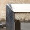 White Fur and Steel Bench 16
