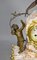 Large French Art Nouveau Mantel Clock and Trim, Set of 3, Image 10