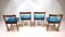 Tectonia Dining Chairs by Jussi Peippo for Asko Finland, 1960s, Set of 4, Image 3