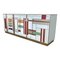 Sideboard with 4 Glass Doors, 1980s 6