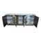 Sideboard with 4 Glass Doors, 1980s 8