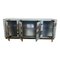 Sideboard with 4 Glass Doors, 1980s 7
