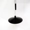 Height-Adjustable Black Metal Lamp, 1950s, Image 4