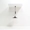 Height-Adjustable Black Metal Lamp, 1950s, Image 1