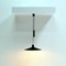 Height-Adjustable Black Metal Lamp, 1950s, Image 3