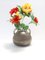 Vase Art Déco en Laiton Argenté Bruni, Italie, 1940s 2
