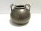 Vase Art Déco en Laiton Argenté Bruni, Italie, 1940s 4