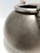 Vase Art Déco en Laiton Argenté Bruni, Italie, 1940s 8